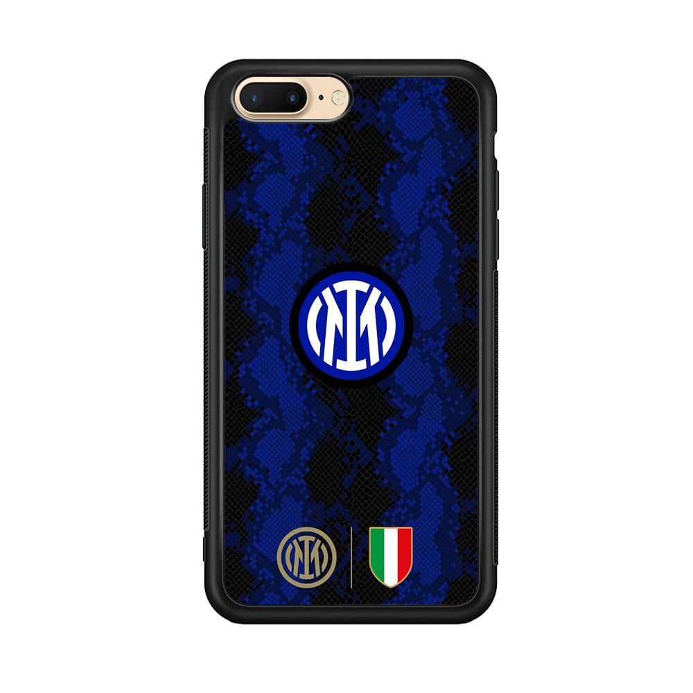 Internazionale Milano Pattern Jersey iPhone 8 Plus Case