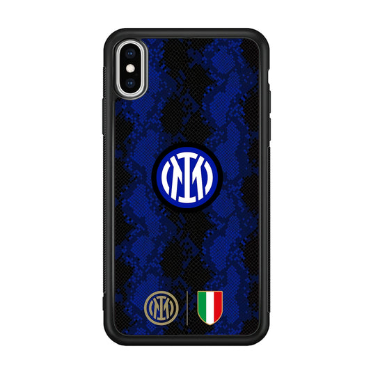 Internazionale Milano Pattern Jersey iPhone X Case