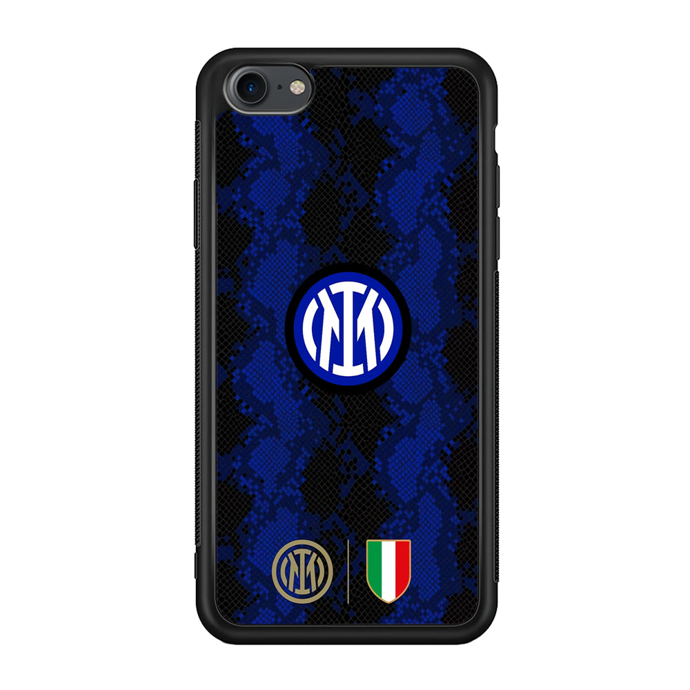 Internazionale Milano Pattern Jersey iPhone 8 Case