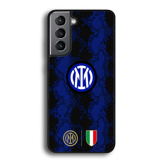 Internazionale Milano Pattern Jersey Samsung Galaxy S21 Plus Case - Carneyforia