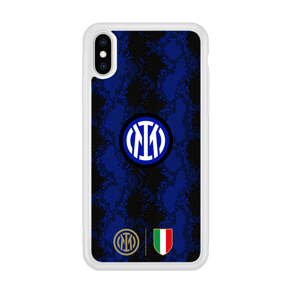 Internazionale Milano Pattern Jersey iPhone X Case