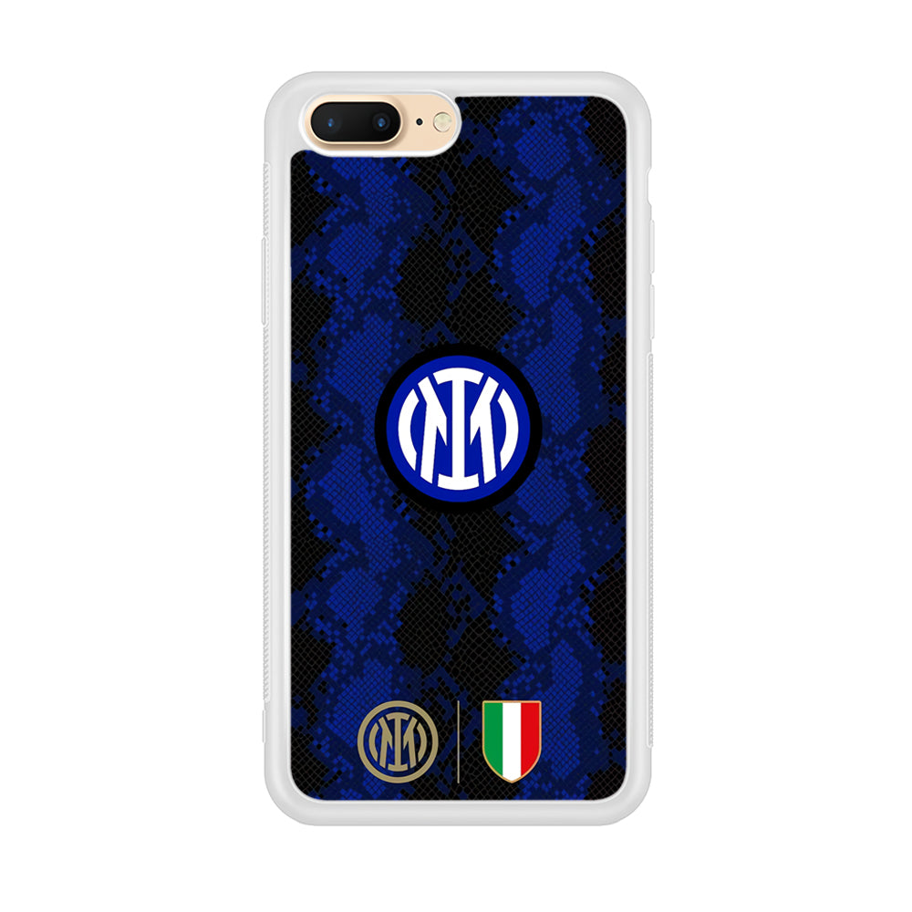 Internazionale Milano Pattern Jersey iPhone 8 Plus Case