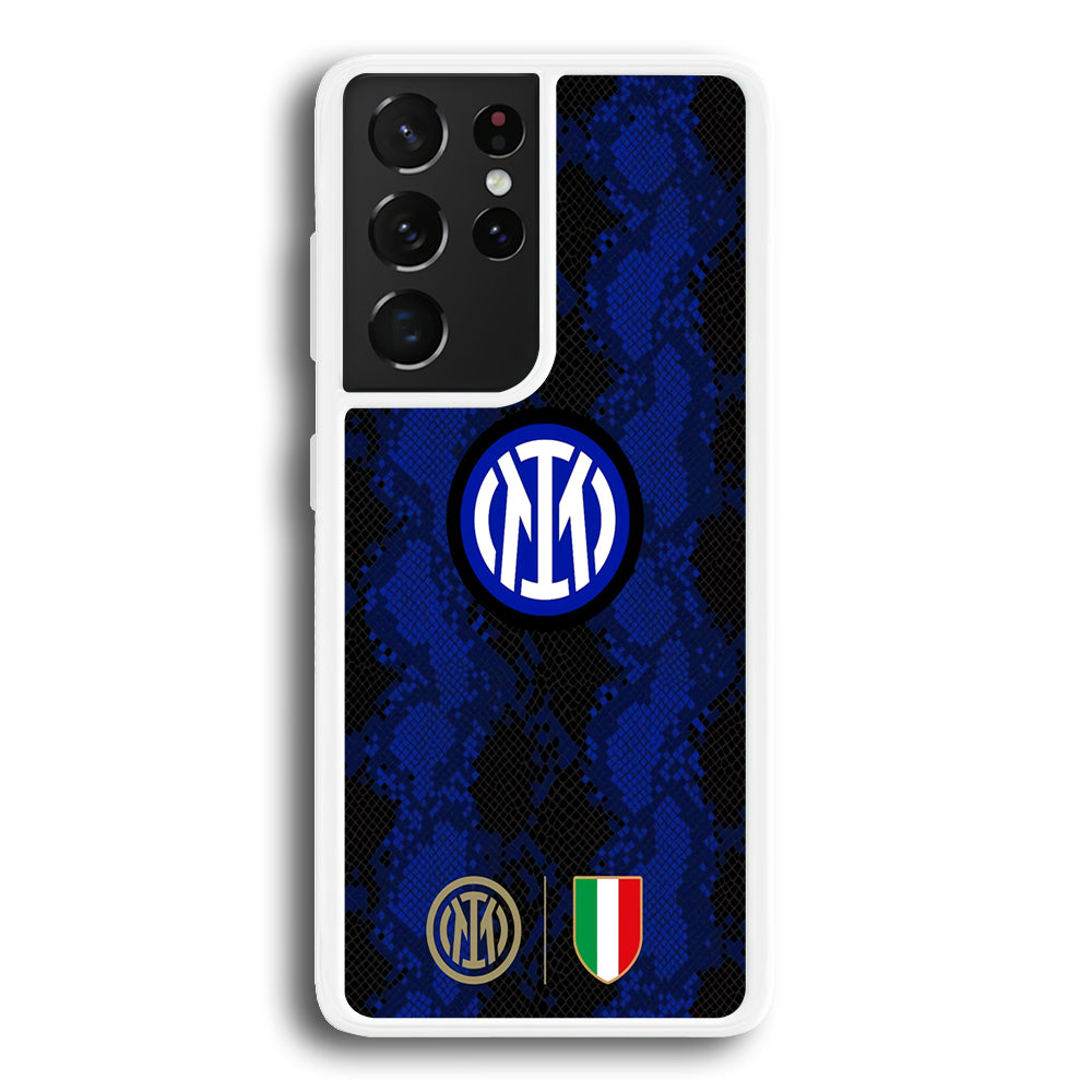 Internazionale Milano Pattern Jersey Samsung Galaxy S21 Ultra Case