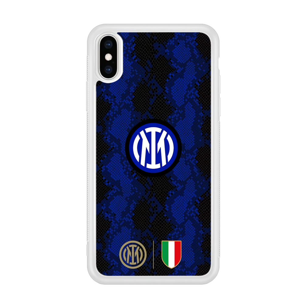 Internazionale Milano Pattern Jersey iPhone XS MAX Case
