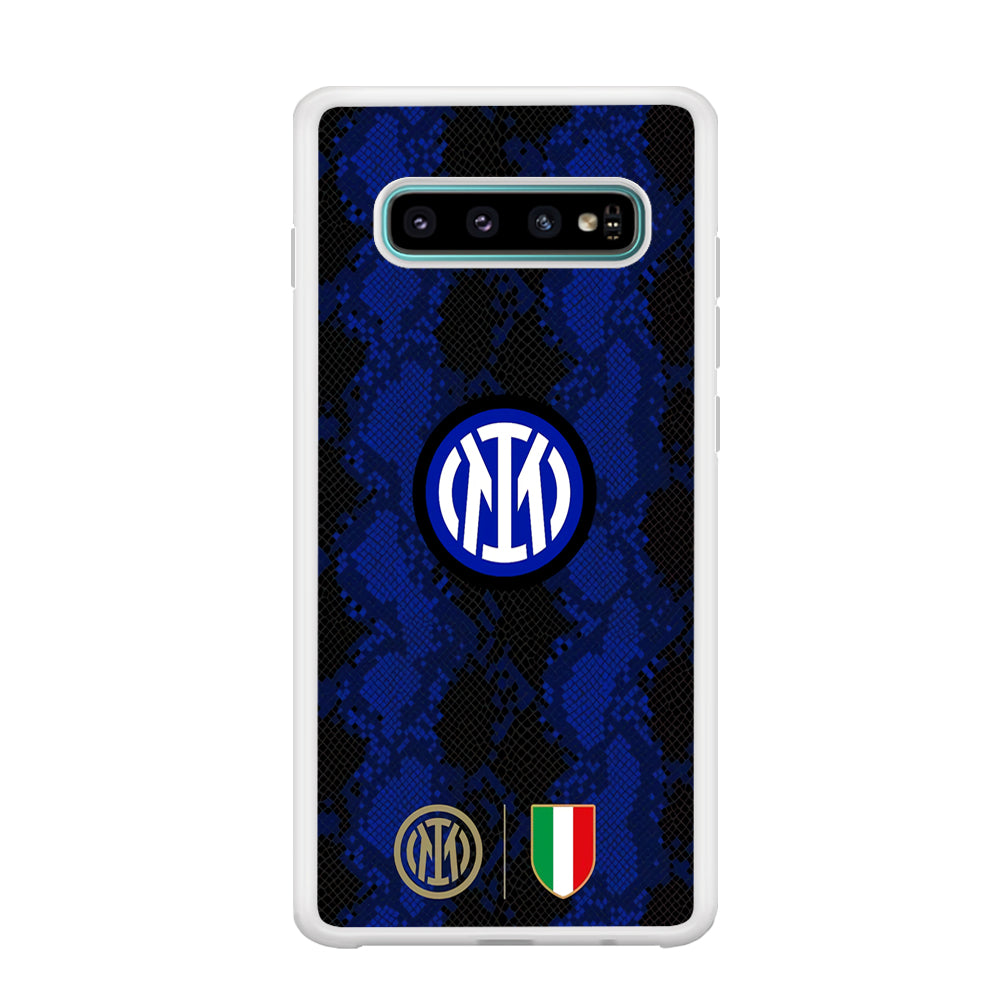 Internazionale Milano Pattern Jersey Samsung Galaxy S10 Case