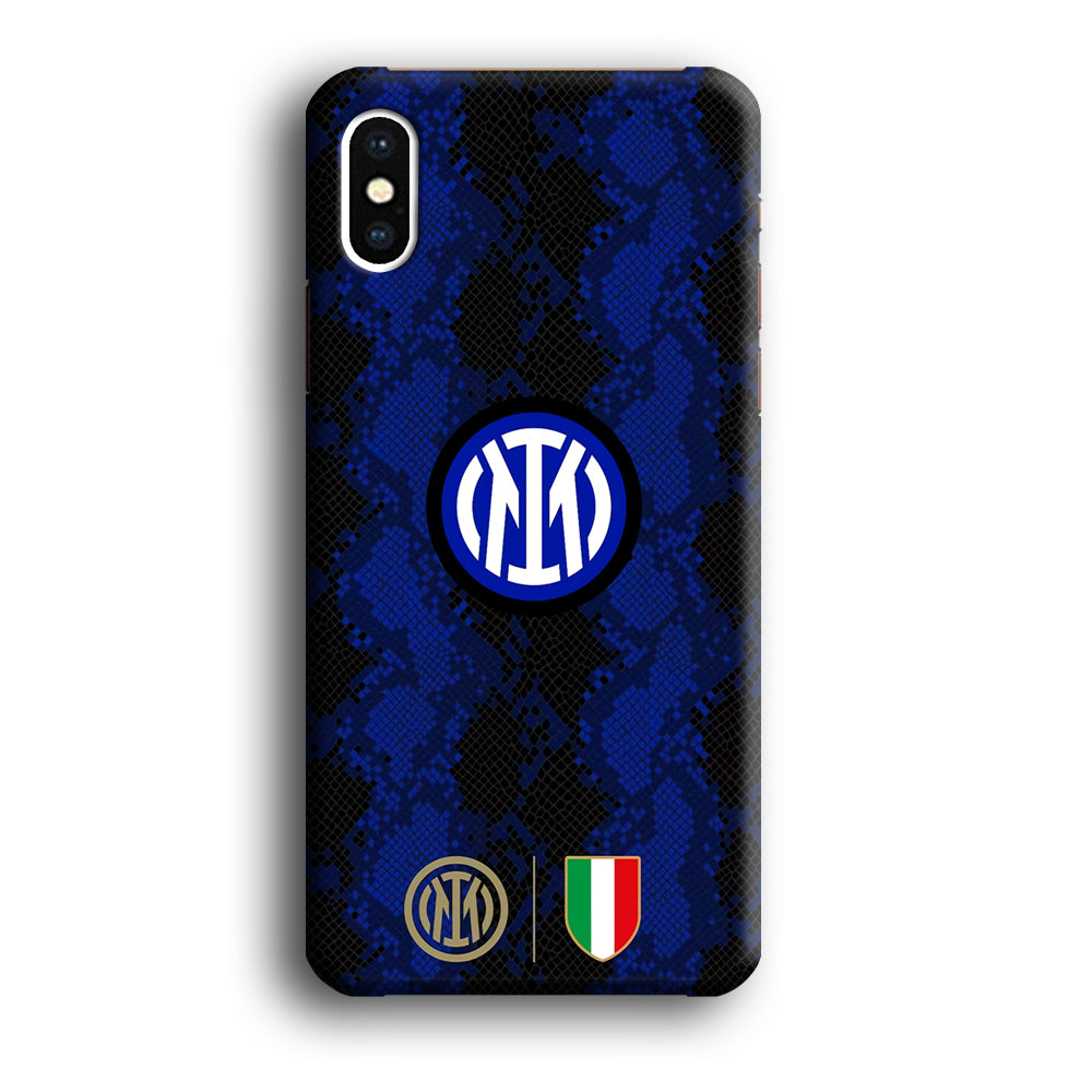 Internazionale Milano Pattern Jersey iPhone XS Case