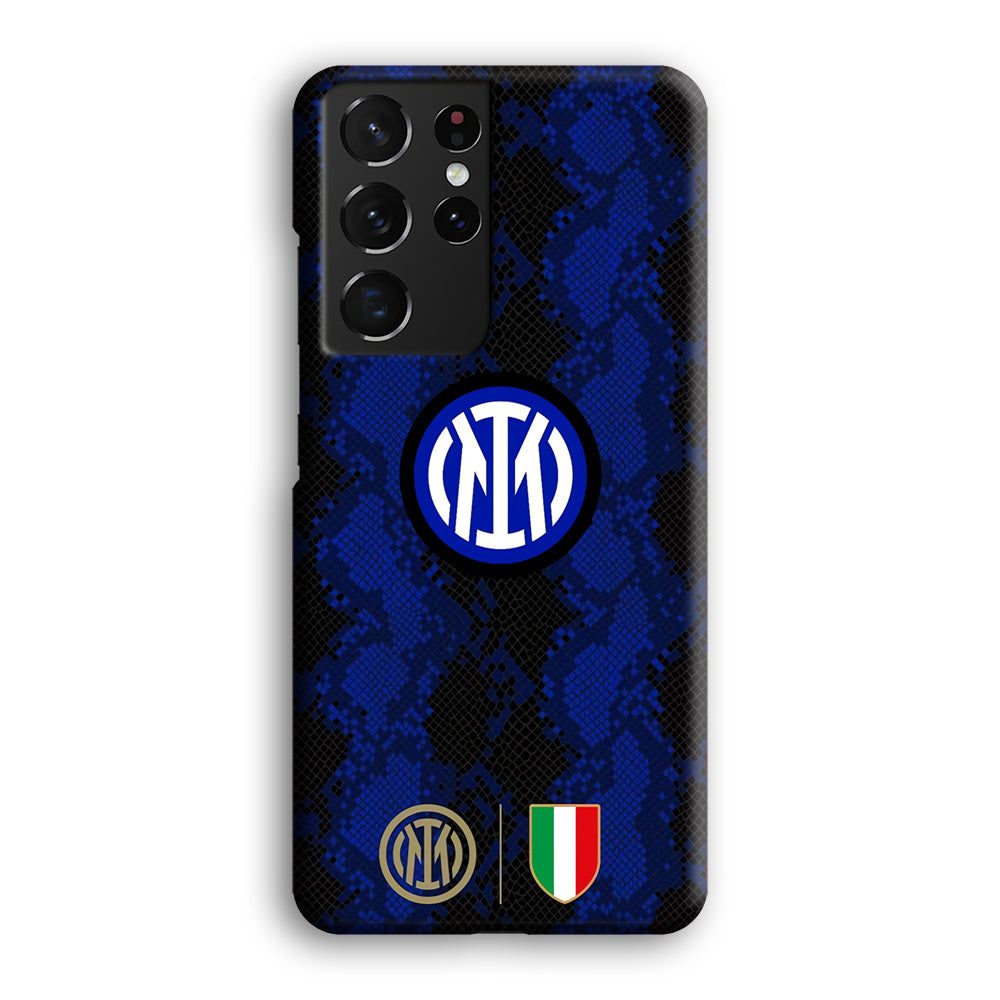 Internazionale Milano Pattern Jersey Samsung Galaxy S21 Ultra Case