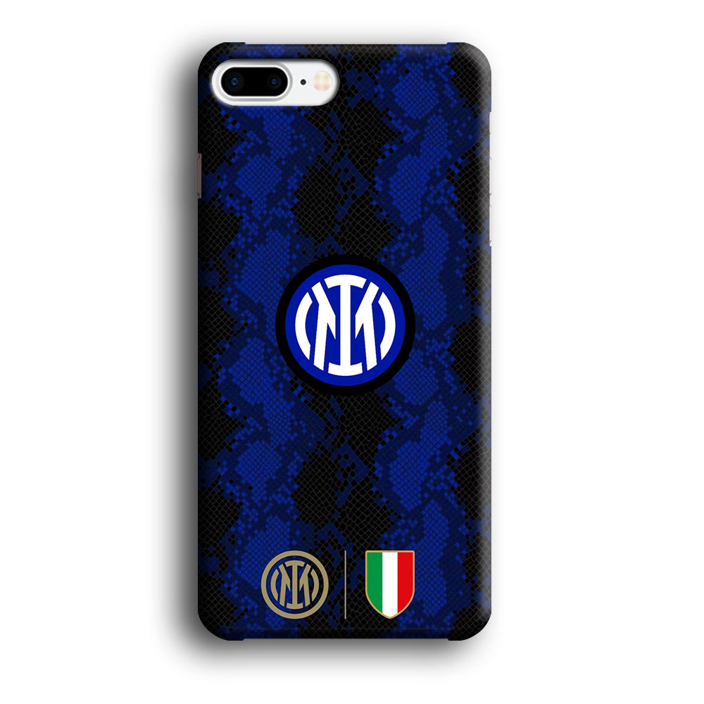 Internazionale Milano Pattern Jersey iPhone 8 Plus Case