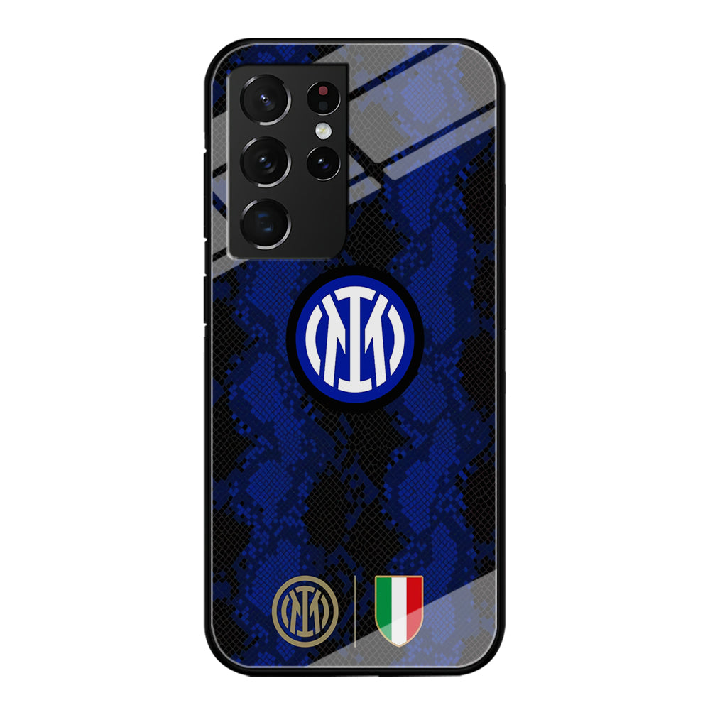 Internazionale Milano Pattern Jersey Samsung Galaxy S21 Ultra Case