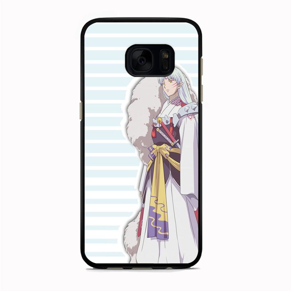 Inuyasha Sesshomaru Stripe Samsung Galaxy S7 Edge Case