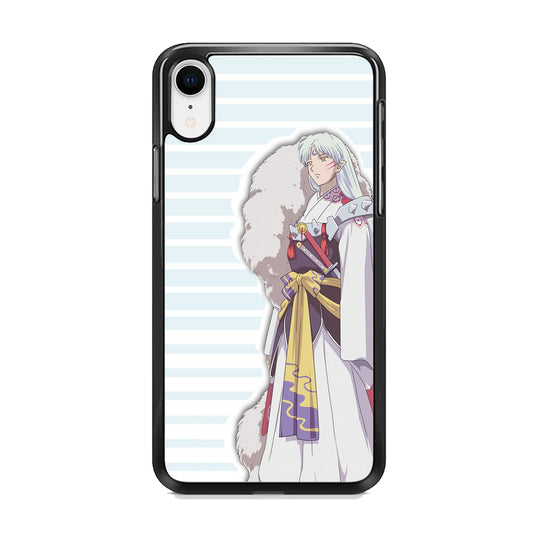 Inuyasha Sesshomaru Stripe iPhone XR Case