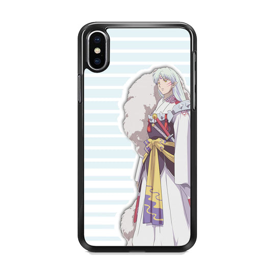 Inuyasha Sesshomaru Stripe iPhone X Case