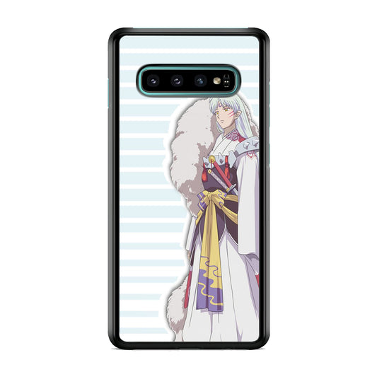 Inuyasha Sesshomaru Stripe Samsung Galaxy S10 Case