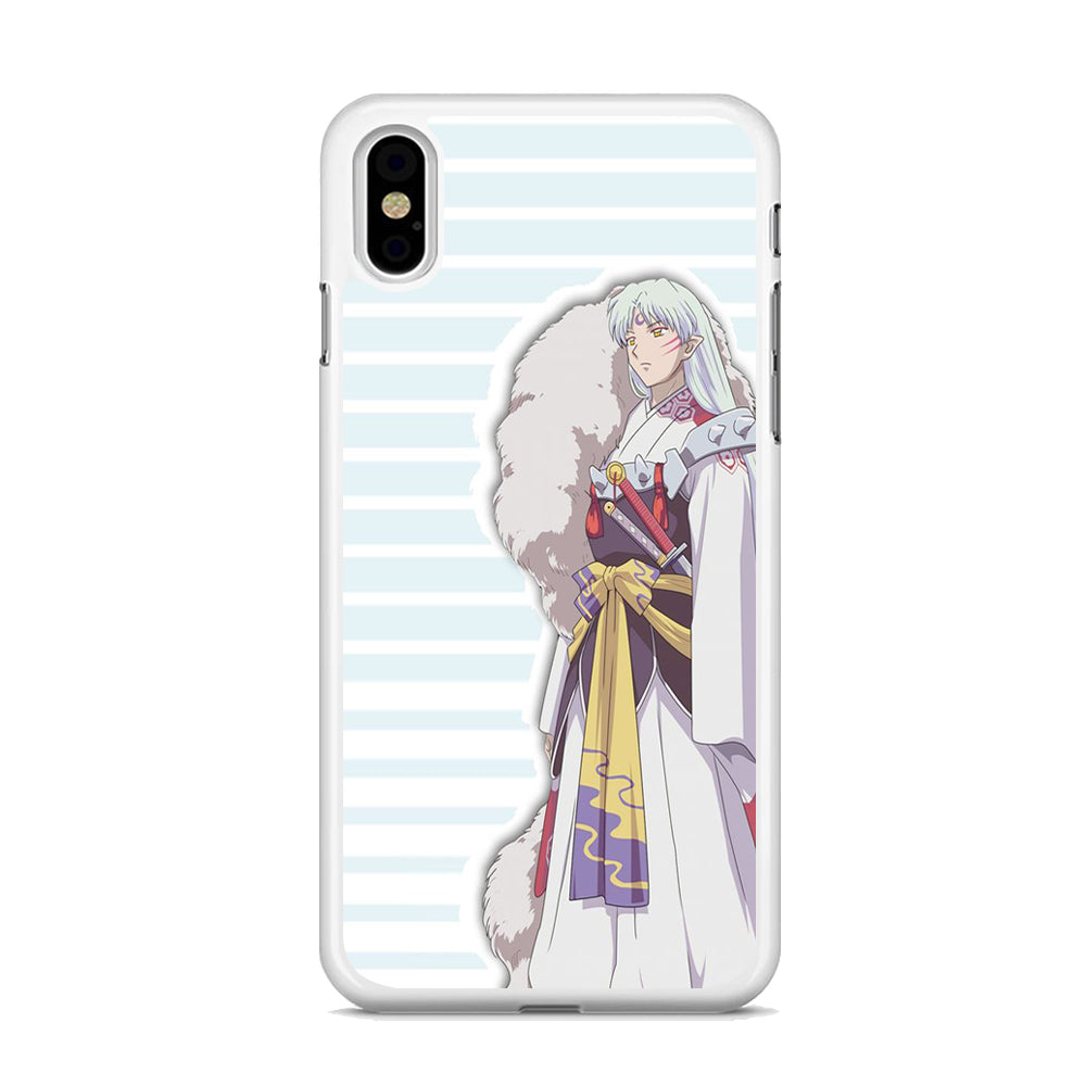 Inuyasha Sesshomaru Stripe iPhone X Case