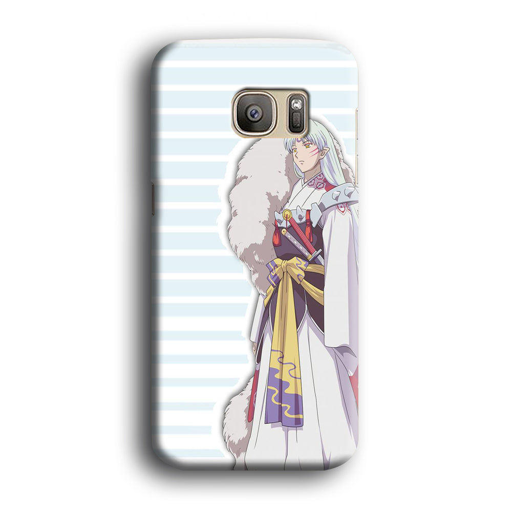 Inuyasha Sesshomaru Stripe Samsung Galaxy S7 Edge Case