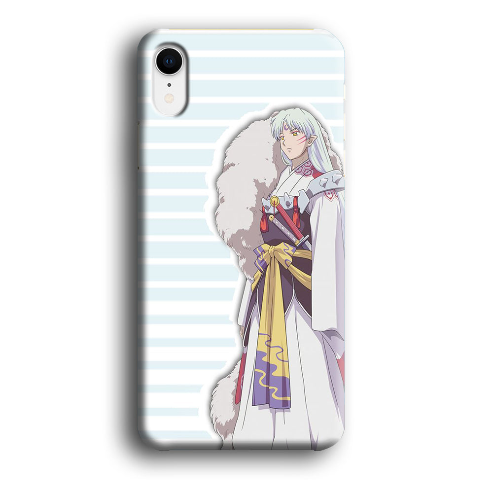 Inuyasha Sesshomaru Stripe iPhone XR Case