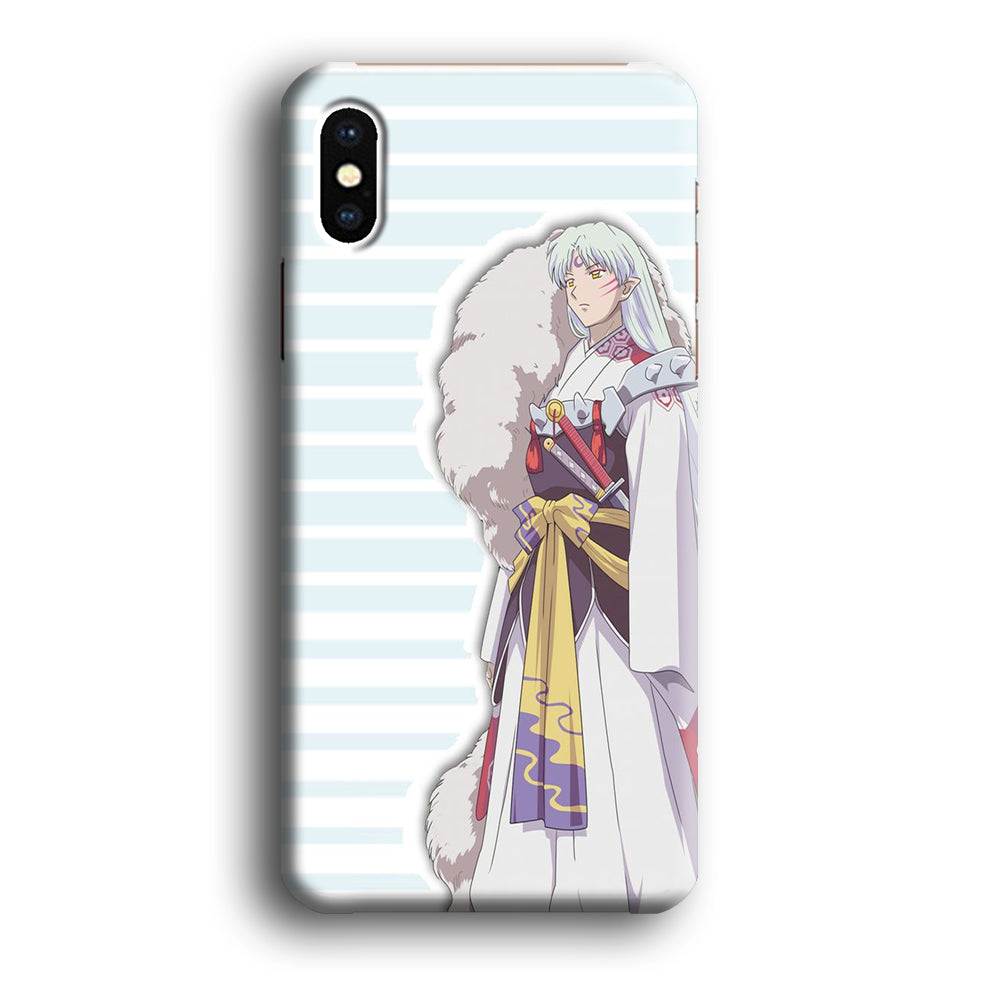 Inuyasha Sesshomaru Stripe iPhone X Case