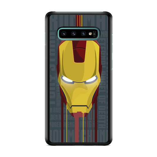 Ironman Mask Samsung Galaxy S10 Case