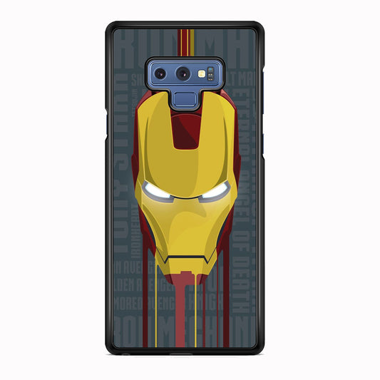Ironman Mask Samsung Galaxy Note 9 Case