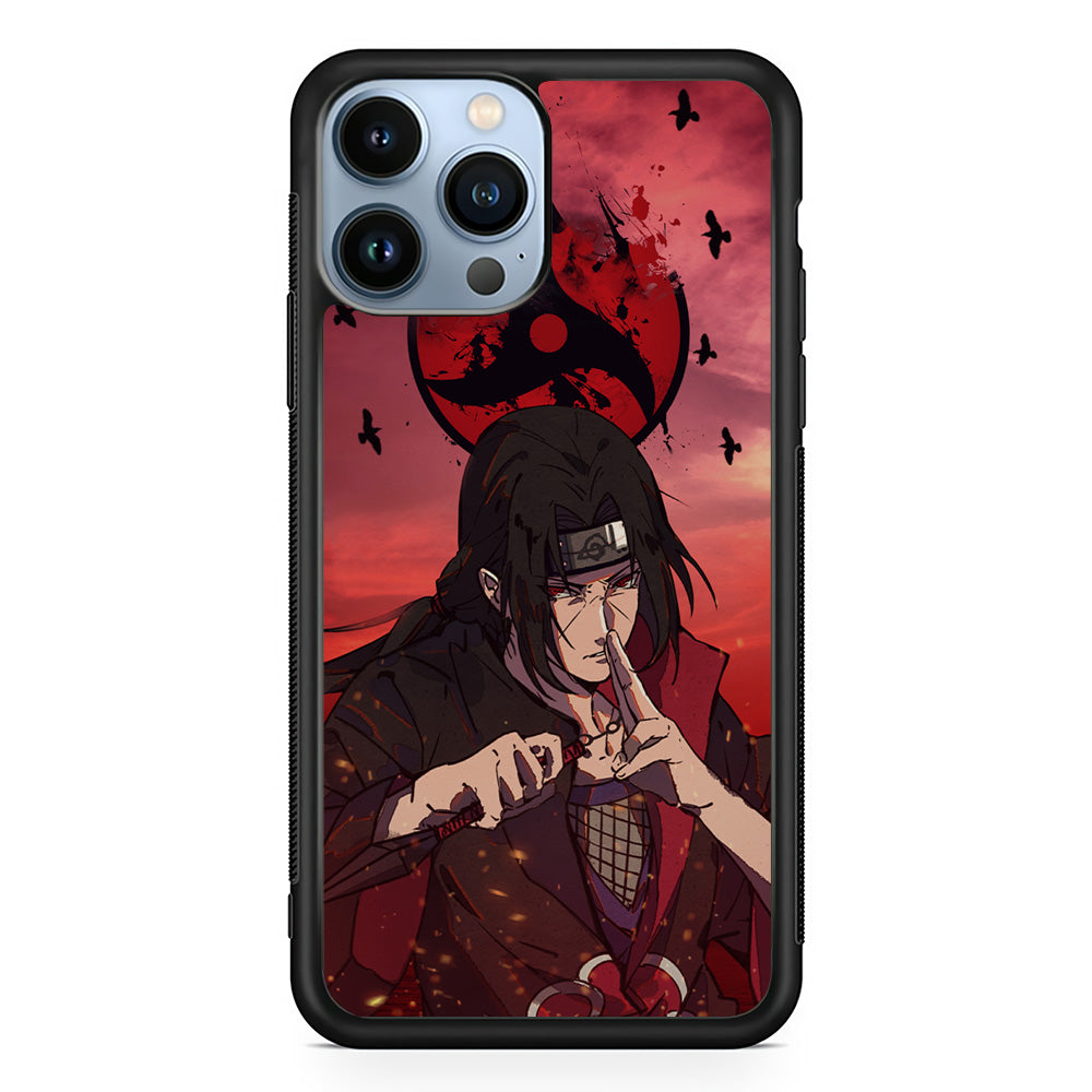 Itachi Blood Eye iPhone 13 Pro Max Case