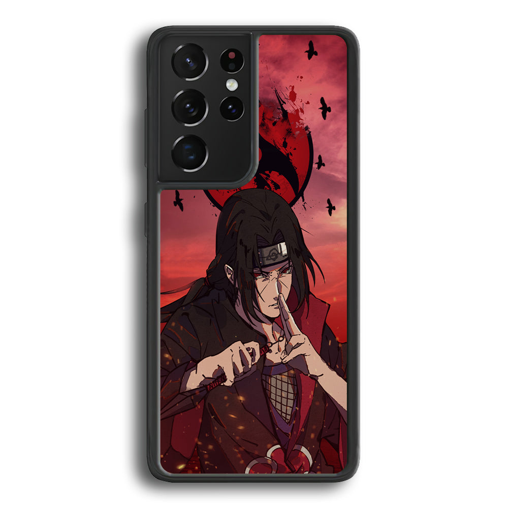 Itachi Blood Eye Samsung Galaxy S21 Ultra Case