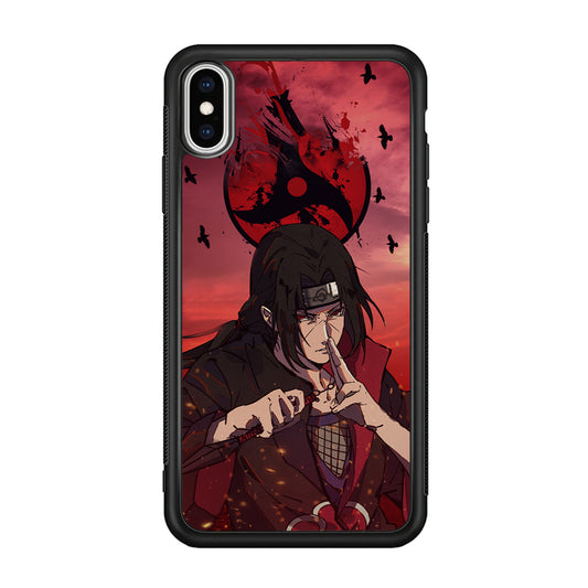 Itachi Blood Eye iPhone X Case