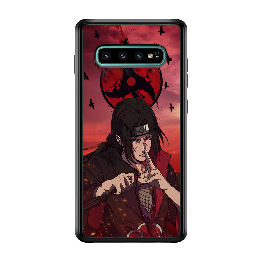 Itachi Blood Eye Samsung Galaxy S10 Case