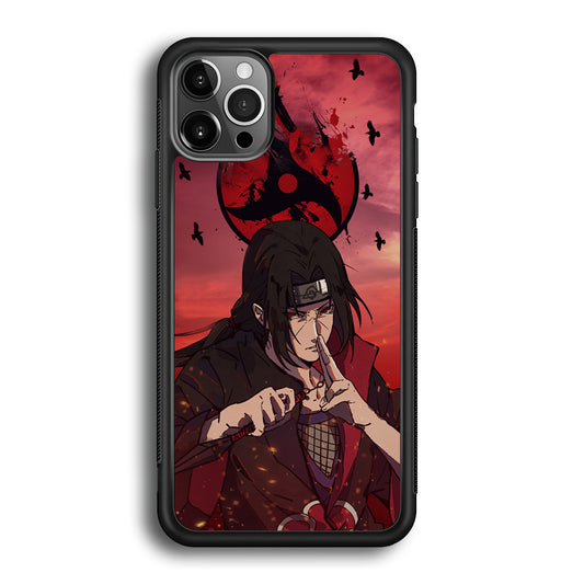 Itachi Blood Eye iPhone 12 Pro Case