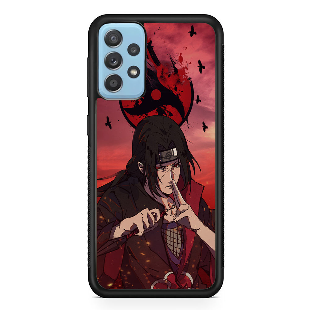 Itachi Blood Eye Samsung Galaxy A52 Case