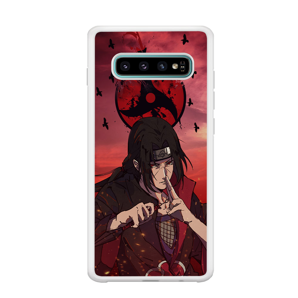 Itachi Blood Eye Samsung Galaxy S10 Case