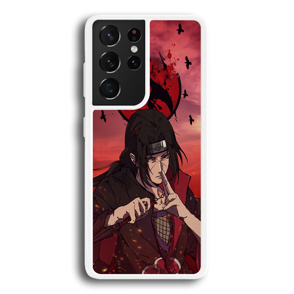 Itachi Blood Eye Samsung Galaxy S21 Ultra Case