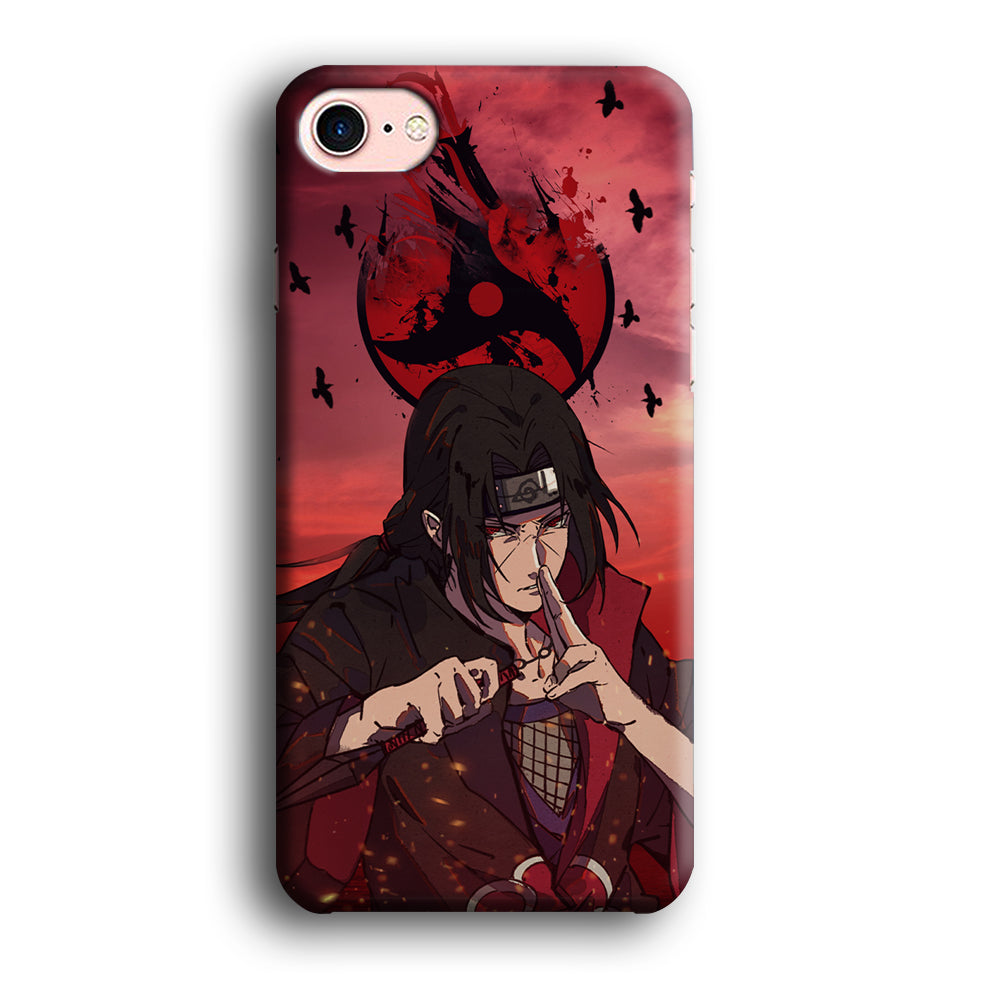 Itachi Blood Eye iPhone 8 Case