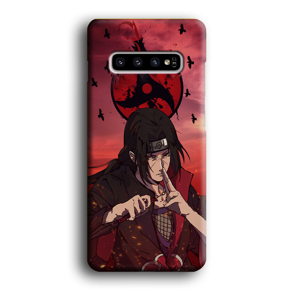 Itachi Blood Eye Samsung Galaxy S10 Case