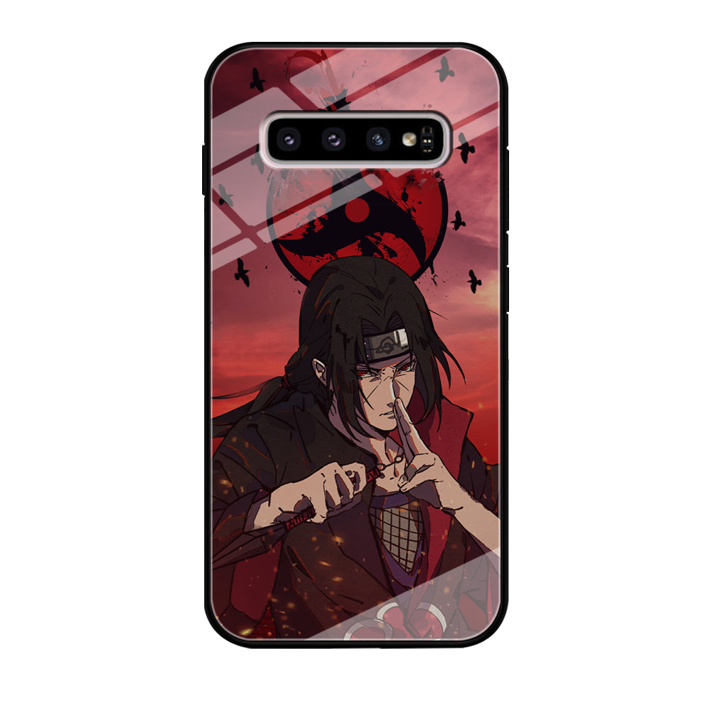 Itachi Blood Eye Samsung Galaxy S10 Case