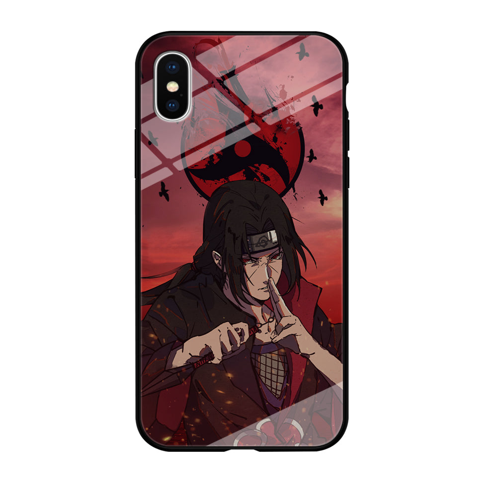 Itachi Blood Eye iPhone X Case