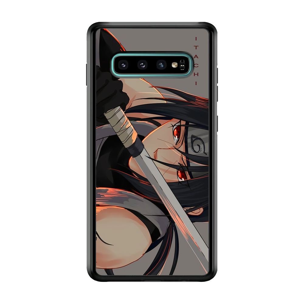 Itachi The Sword on Anbu Samsung Galaxy S10 Case