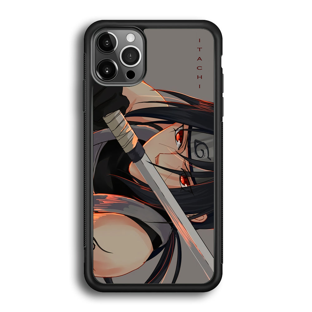 Itachi The Sword on Anbu iPhone 12 Pro Case