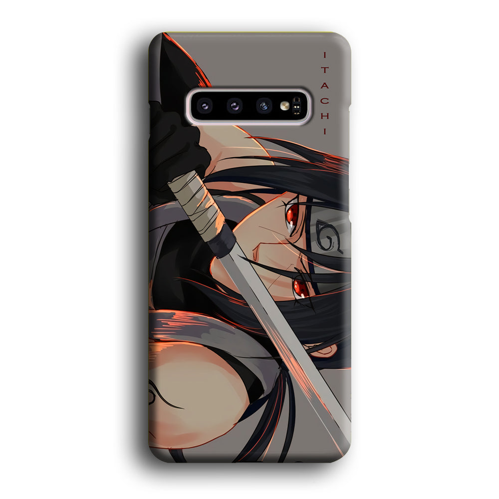 Itachi The Sword on Anbu Samsung Galaxy S10 Case