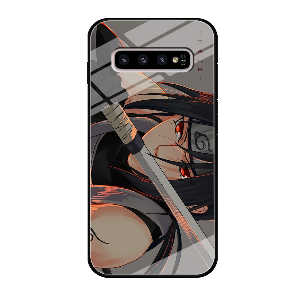 Itachi The Sword on Anbu Samsung Galaxy S10 Case