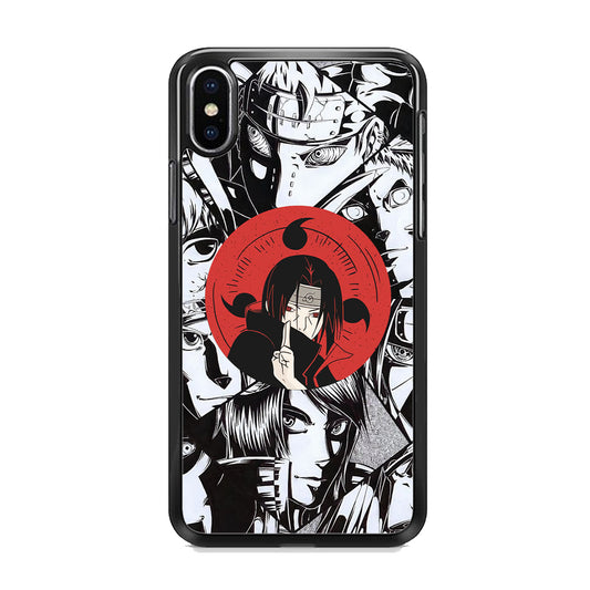 Itachi, The Hero Behind The Scenes iPhone X Case
