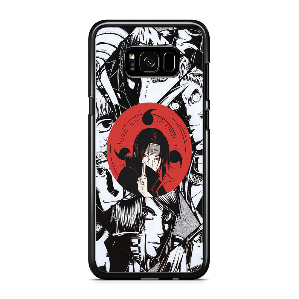 Itachi, The Hero Behind The Scenes Samsung Galaxy S8 Plus Case Rubber Black (2D Case)