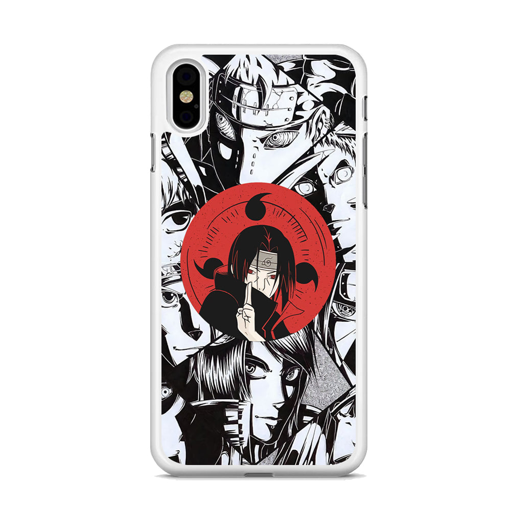Itachi, The Hero Behind The Scenes iPhone X Case