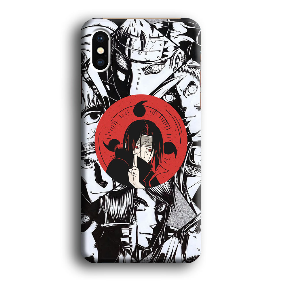 Itachi, The Hero Behind The Scenes iPhone X Case
