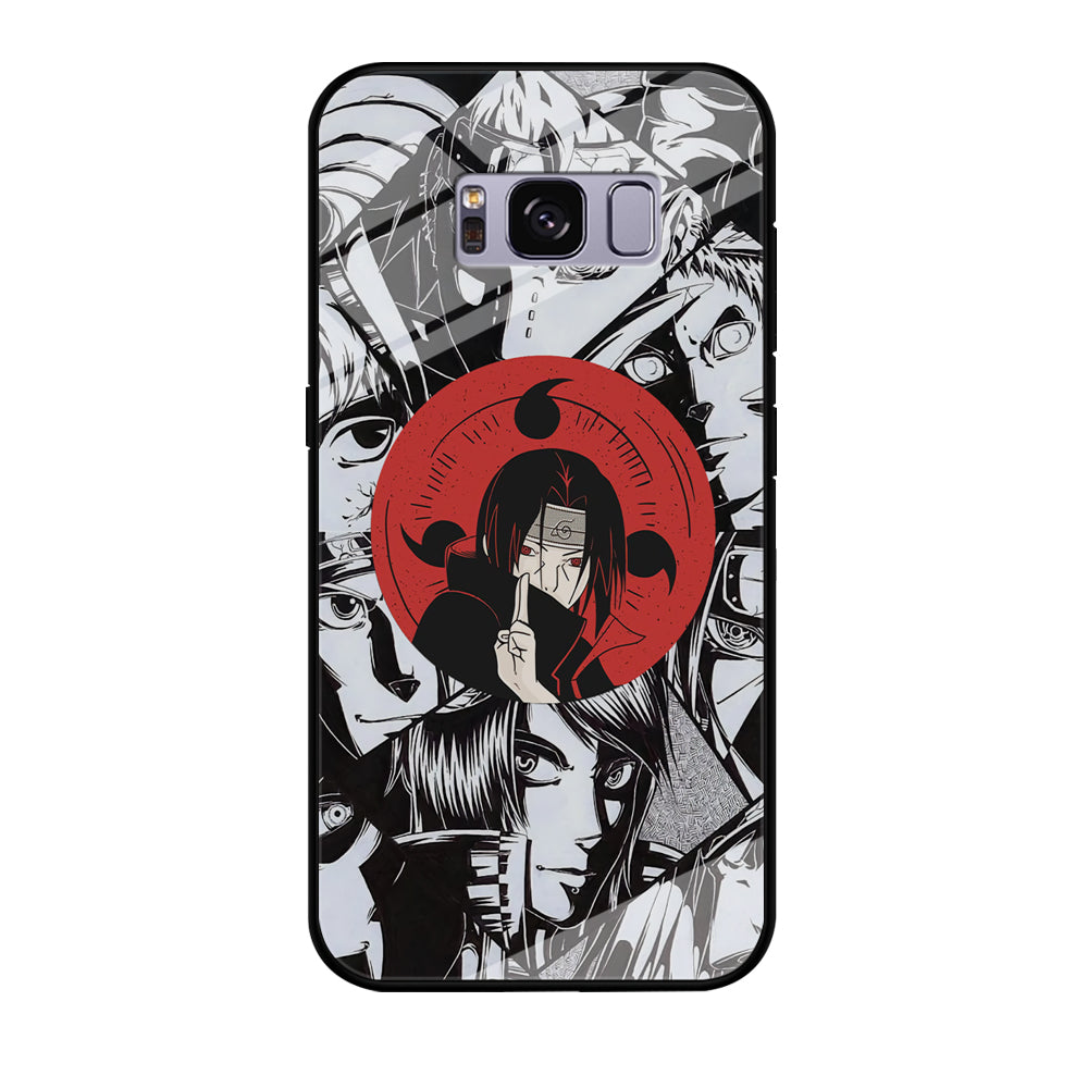 Itachi, The Hero Behind The Scenes Samsung Galaxy S8 Plus Case Tempered Glass Case