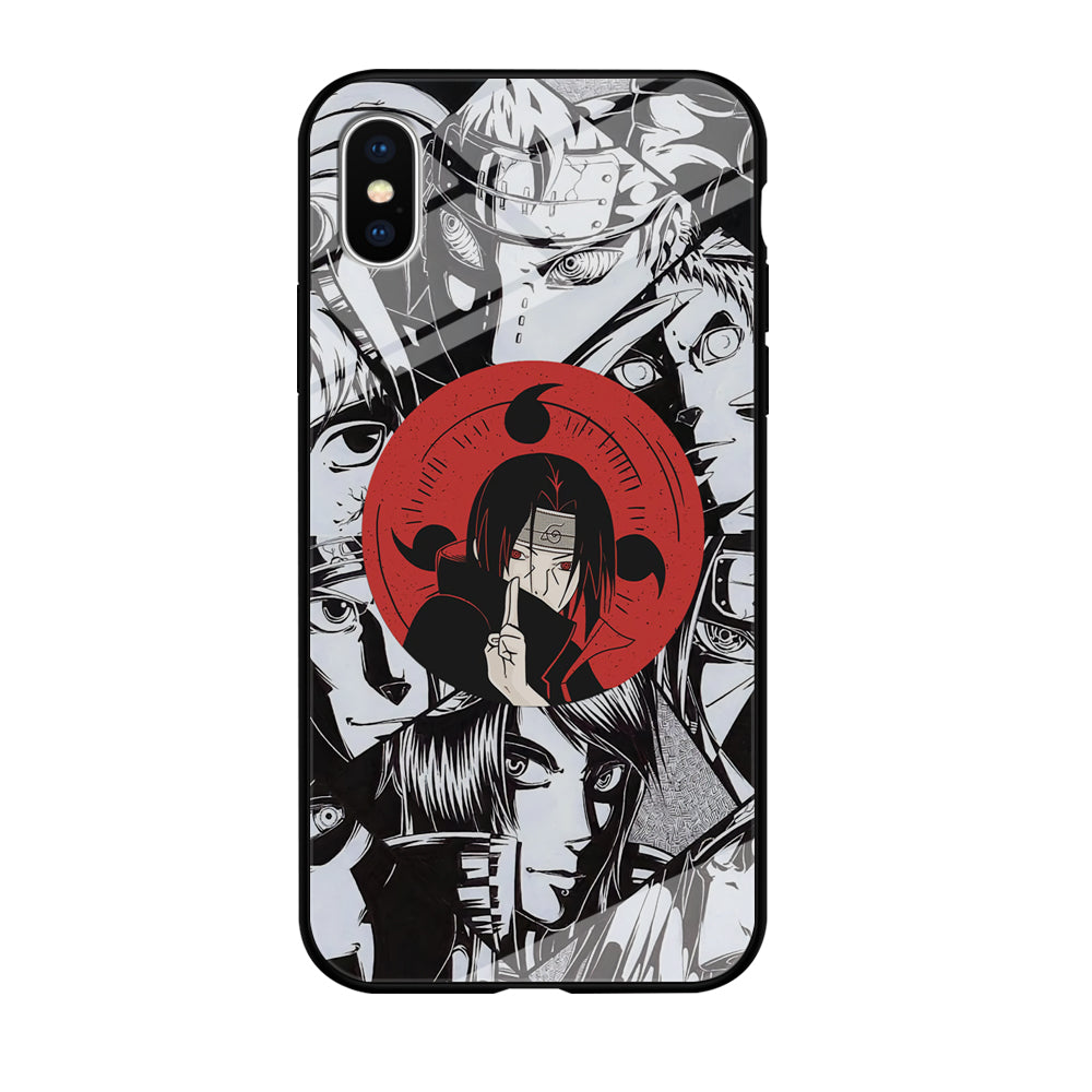 Itachi, The Hero Behind The Scenes iPhone X Case