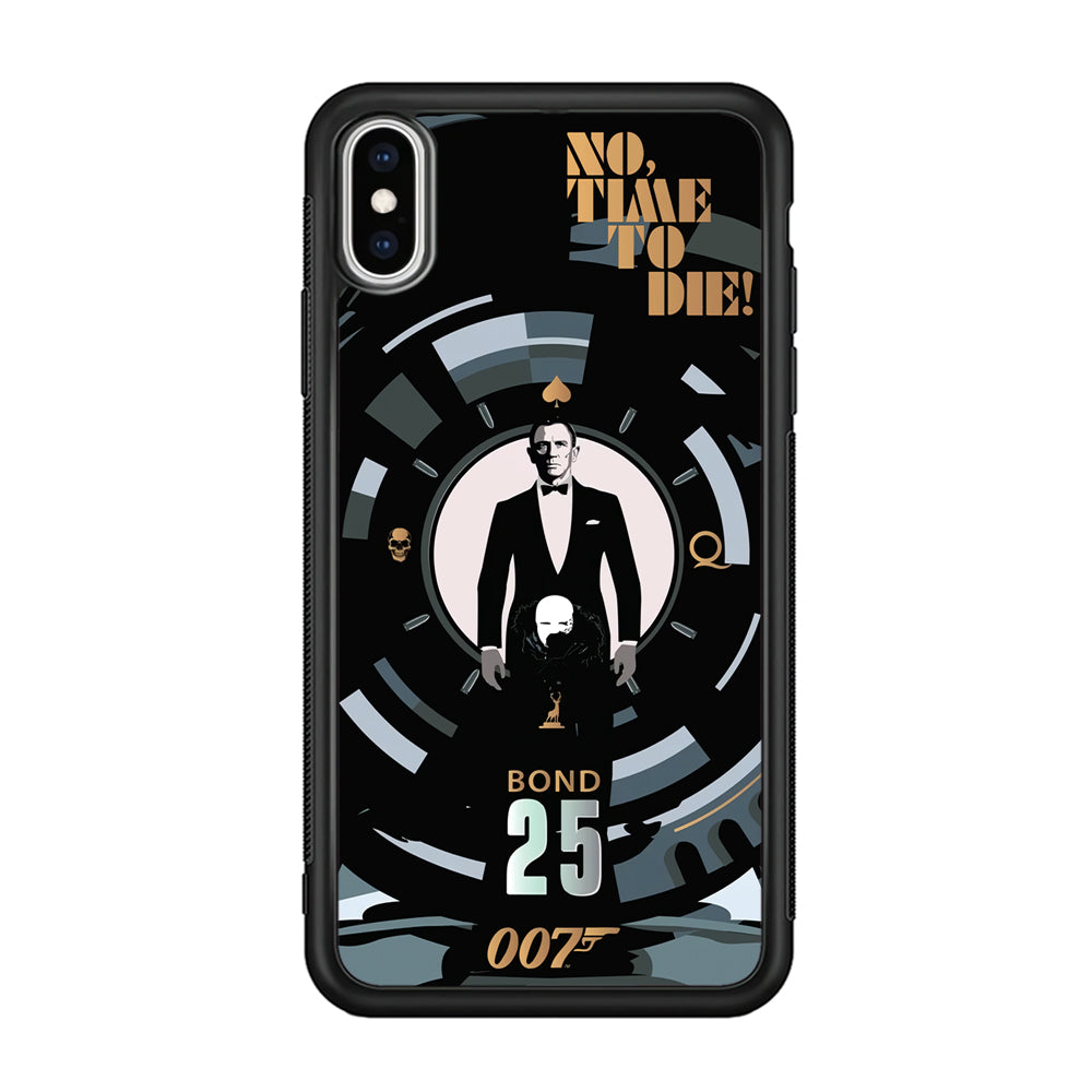 James Bond Poster of No Time To Die iPhone X Case