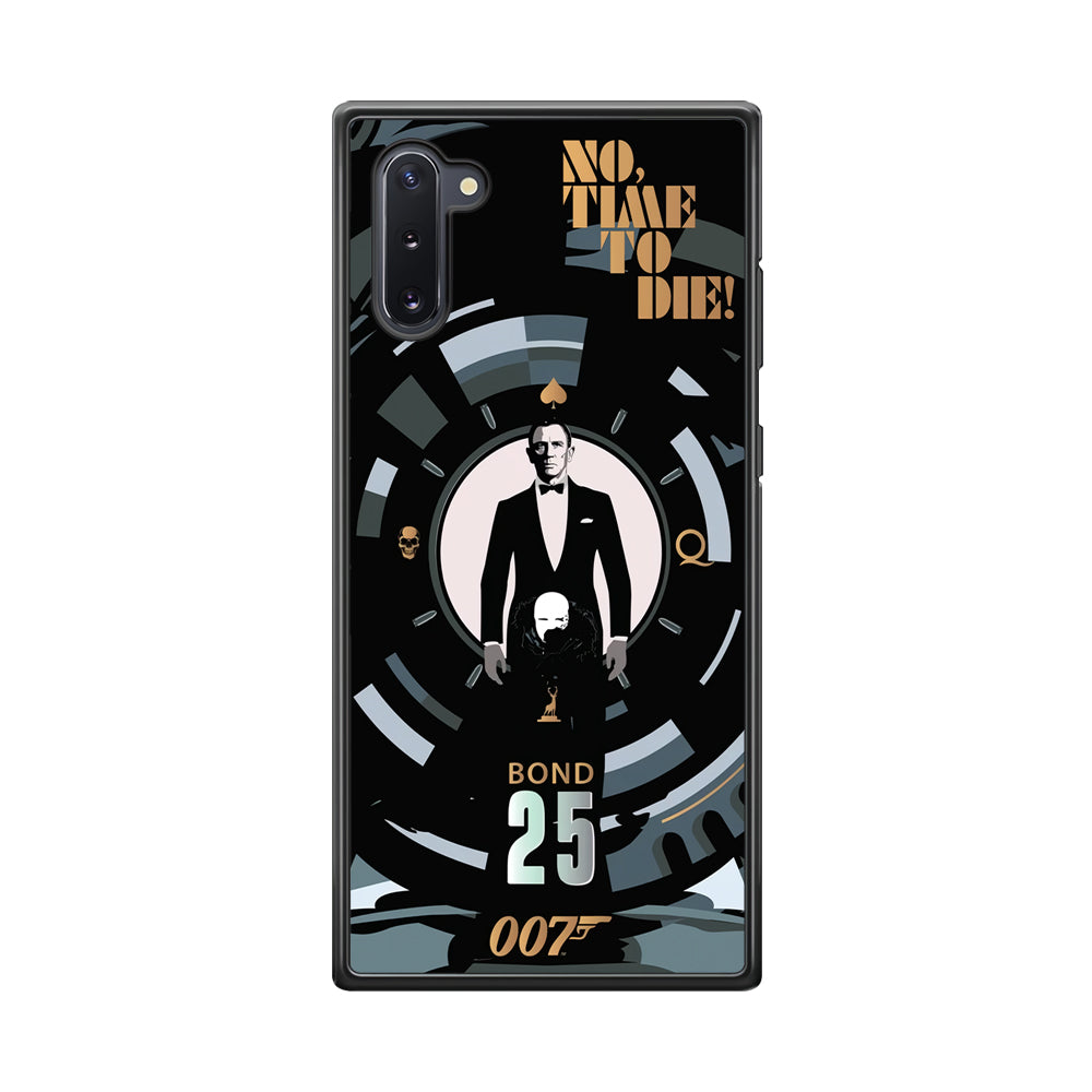 James Bond Poster of No Time To Die Samsung Galaxy Note 10 Case