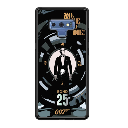James Bond Poster of No Time To Die Samsung Galaxy Note 9 Case