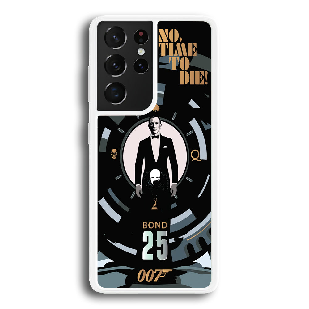 James Bond Poster of No Time To Die Samsung Galaxy S21 Ultra Case