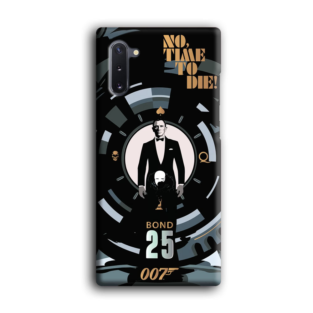 James Bond Poster of No Time To Die Samsung Galaxy Note 10 Case